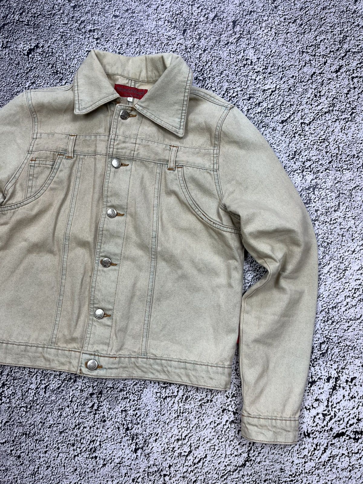 Japanese Brand Vintage Y2K rust japanese denim jeans jacket size S Size S / US 4 / IT 40 - 3 Thumbnail