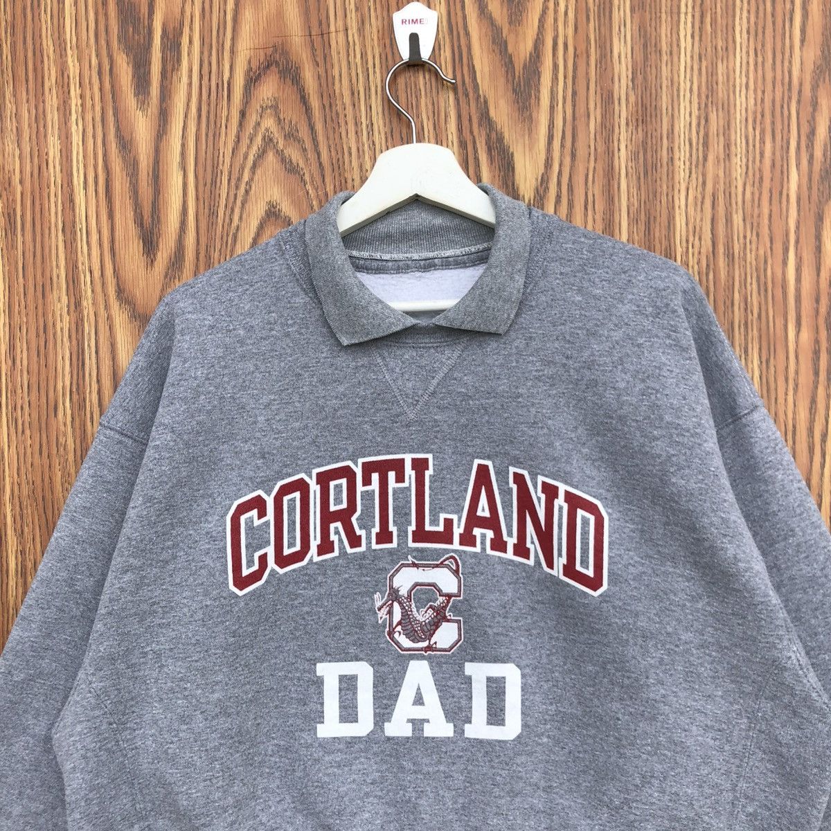 Vintage Vintage Cortland Red Dragons Dad Crop Tops Sweatshirt Size L / US 10 / IT 46 - 3 Thumbnail
