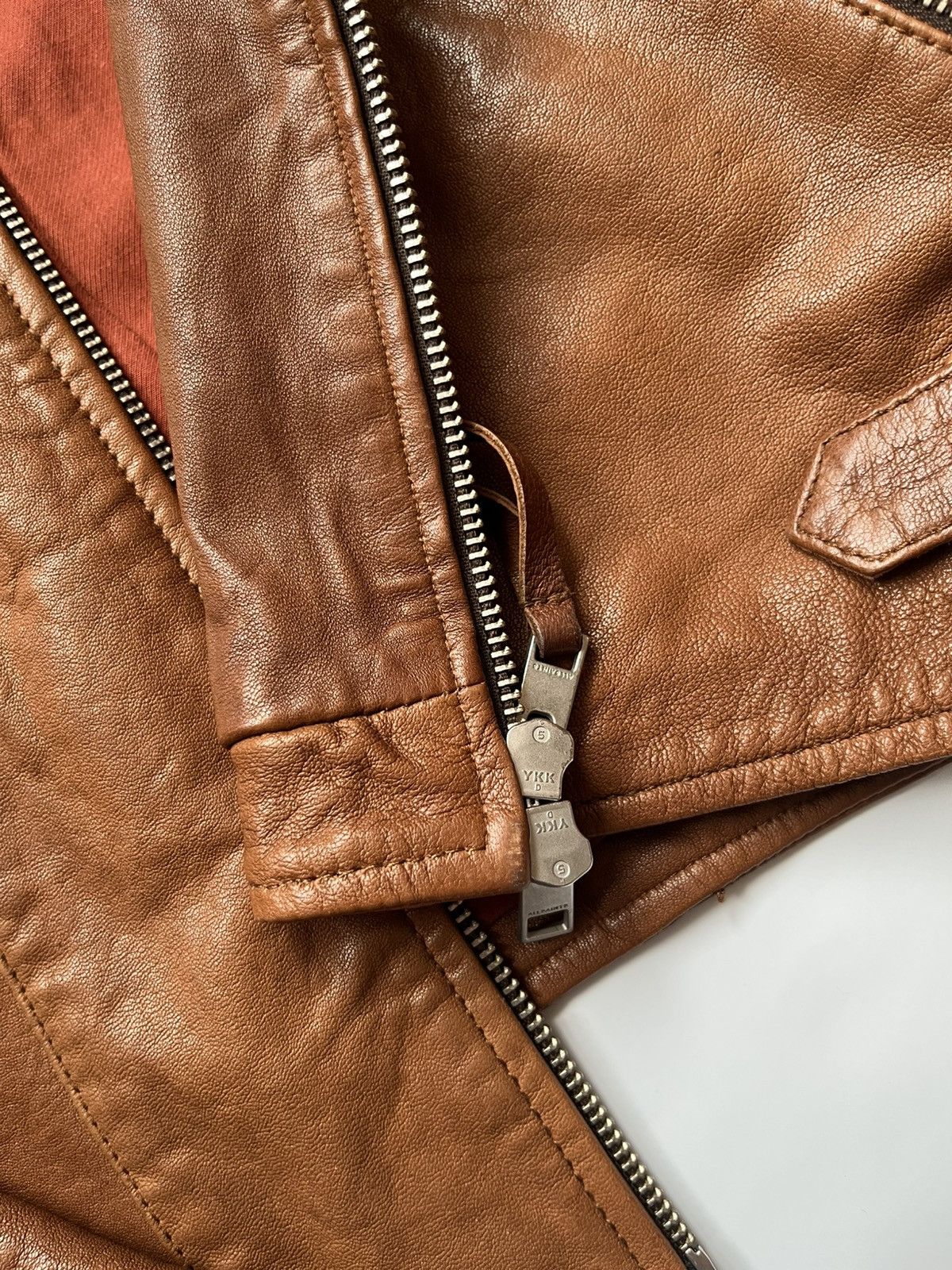 Allsaints Rare Allsaints Leather Jacket Size S / US 4 / IT 40 - 8 Thumbnail