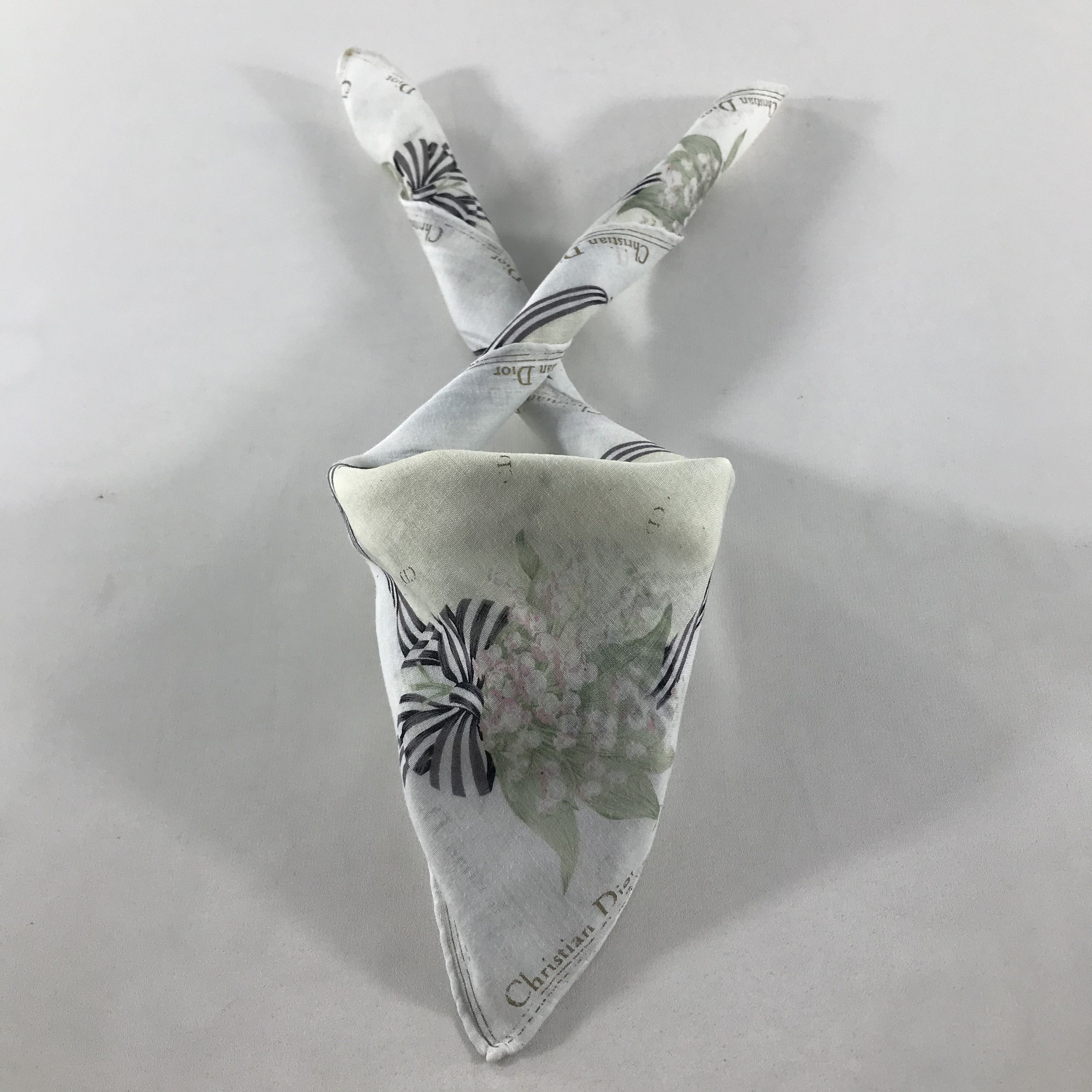 Christian Dior Monsieur Christian Dior Handkerchief Neckerchief Bandana H38 Size ONE SIZE - 2 Thumbnail