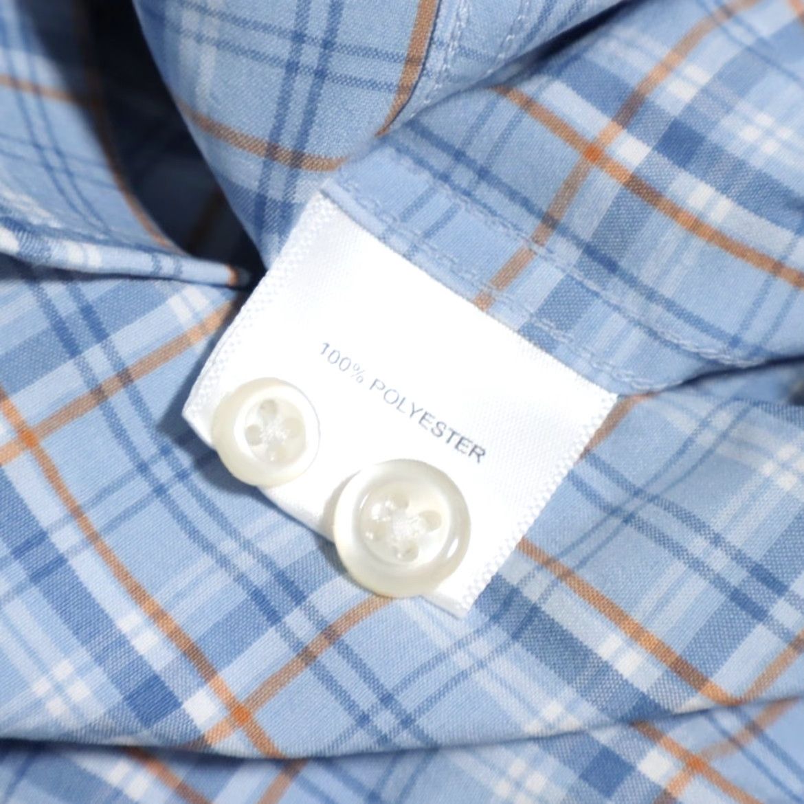 Peter Millar Peter Millar Shirt Vick Performance Poplin Plaid Button Up Blue Men's M Size US M / EU 48-50 / 2 - 7 Thumbnail