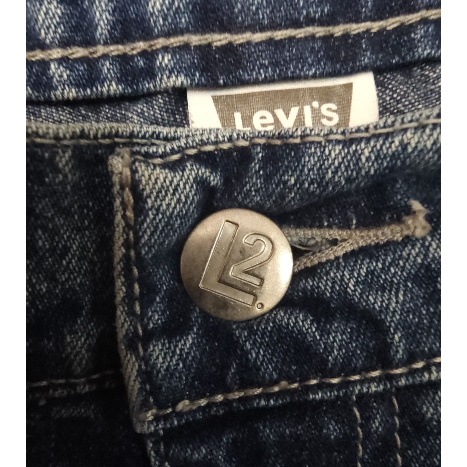 Levi's VTG LEVIS L2 BAGGY STRAIGHT CARPENTER SKATER Hong Kong Y2K Size US 29 - 9 Thumbnail