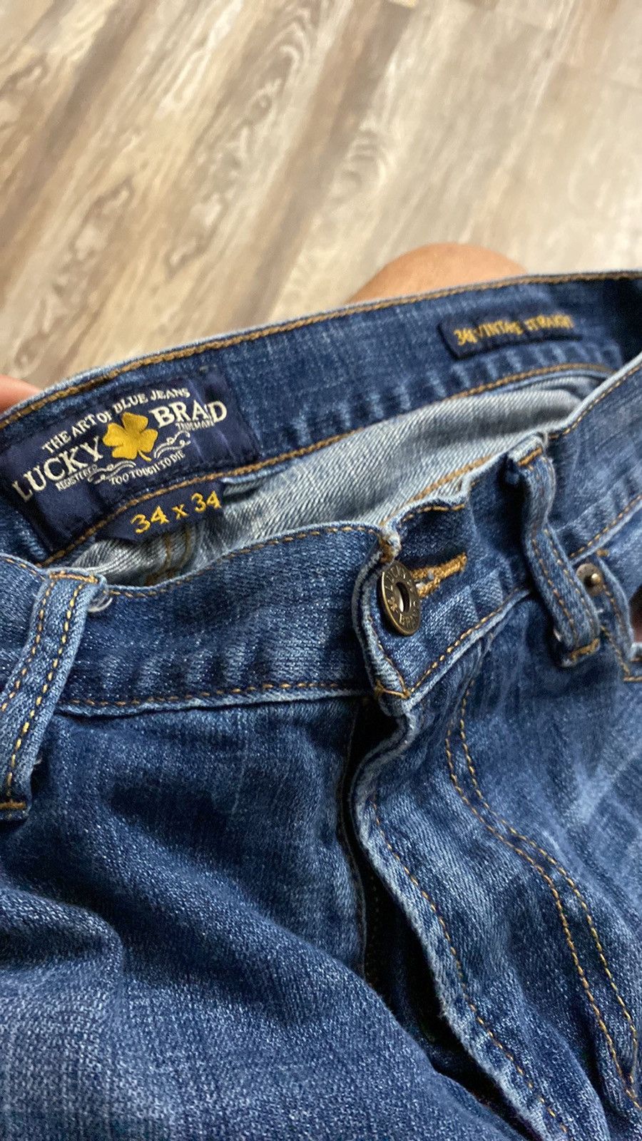Lucky Brand × Vintage Lucky baggy jeans Size US 34 / EU 50 - 2 Thumbnail