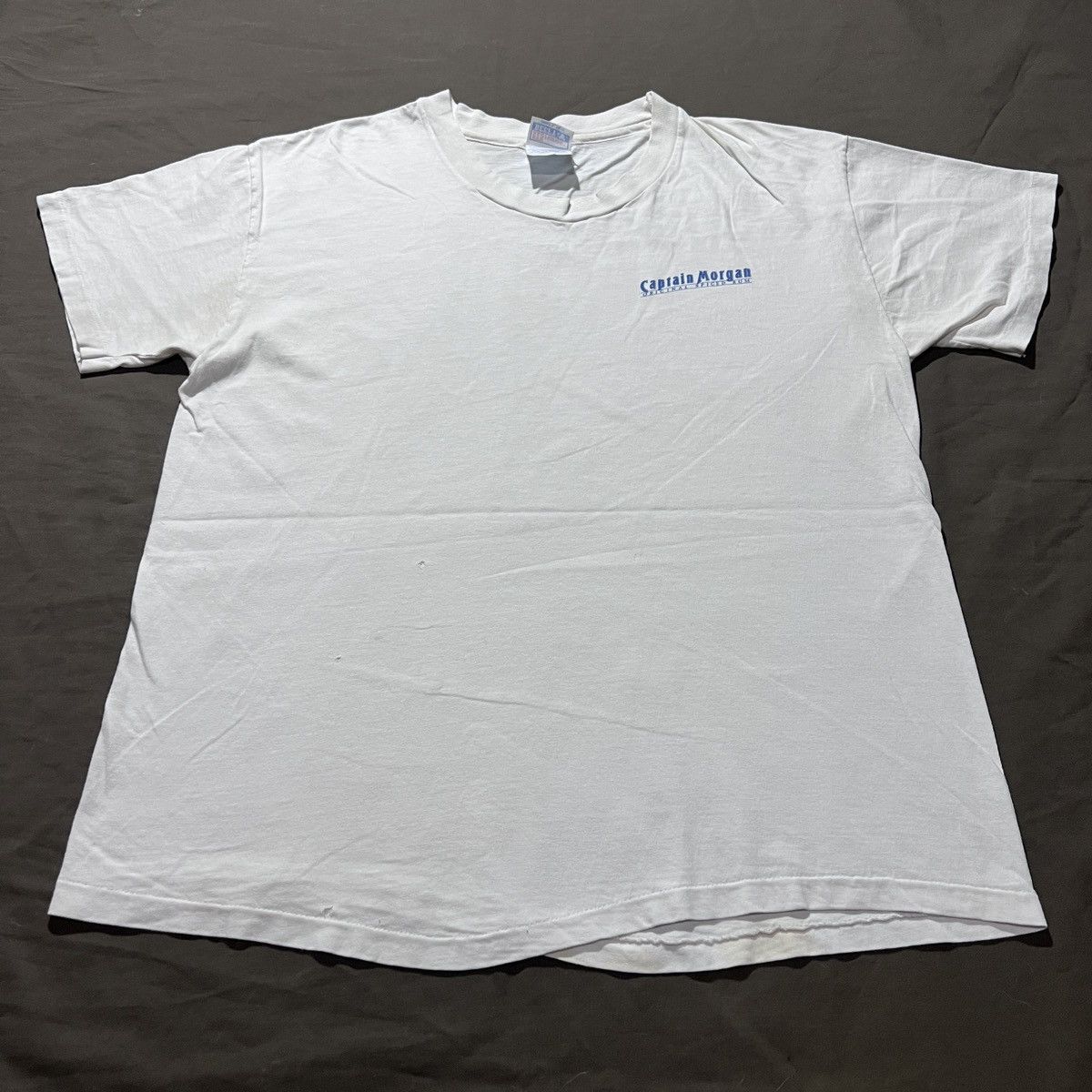 Vintage Vintage 90s Captain morgan Promo Tee graphic streetwear Size US L / EU 52-54 / 3 - 8 Thumbnail
