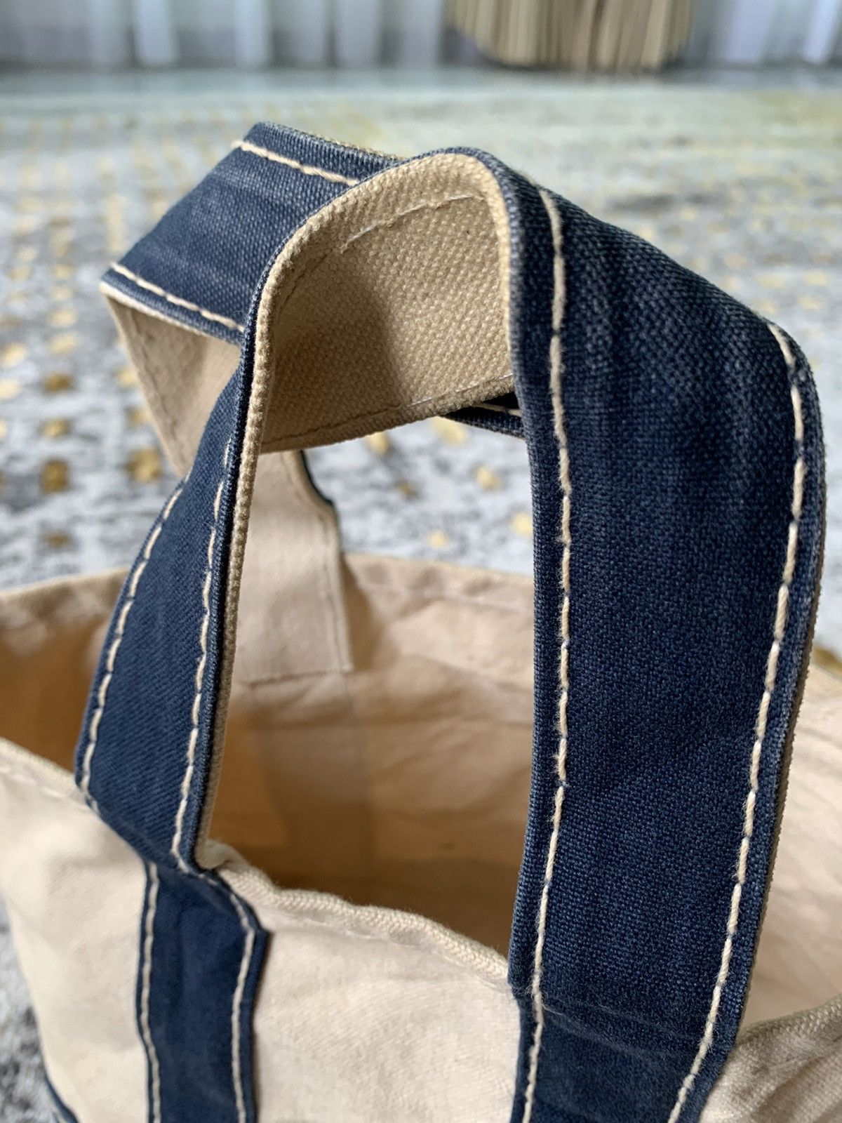 L.L. Bean × Lands' End × Vintage Lands End Heavy Canvas carry tote Size ONE SIZE - 7 Thumbnail