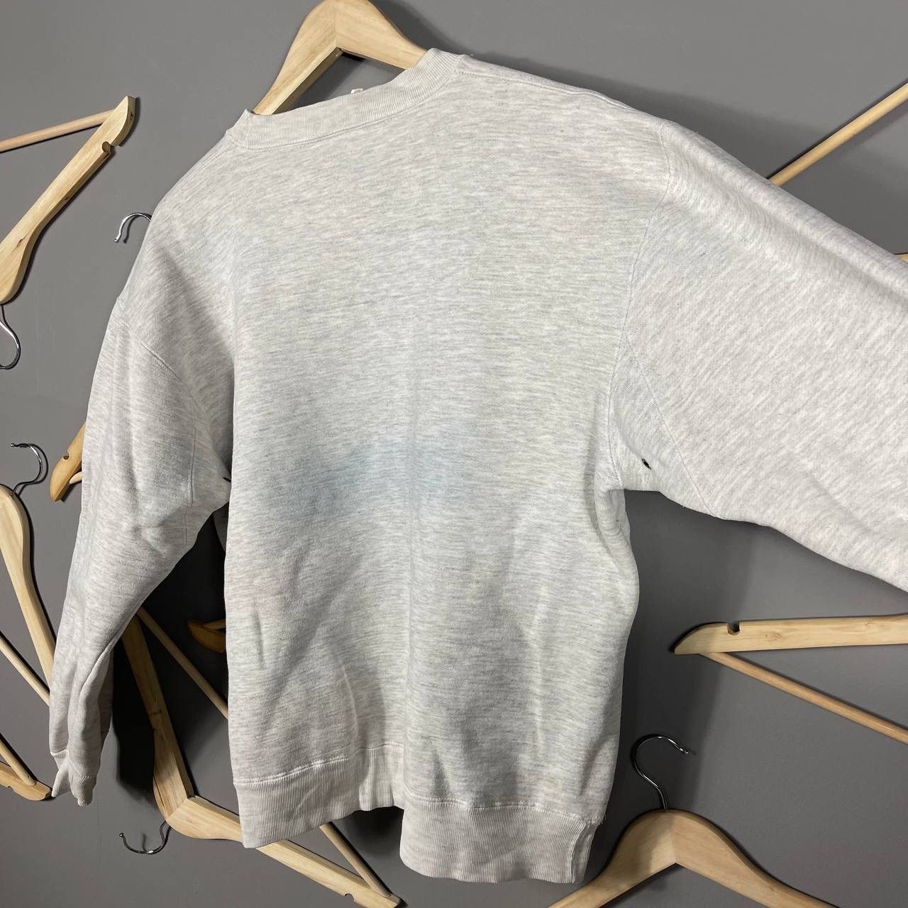 Timberland × Vintage Timberland Weathergear Heather Grey Graphic Sweatshirt Size US L / EU 52-54 / 3 - 8 Thumbnail