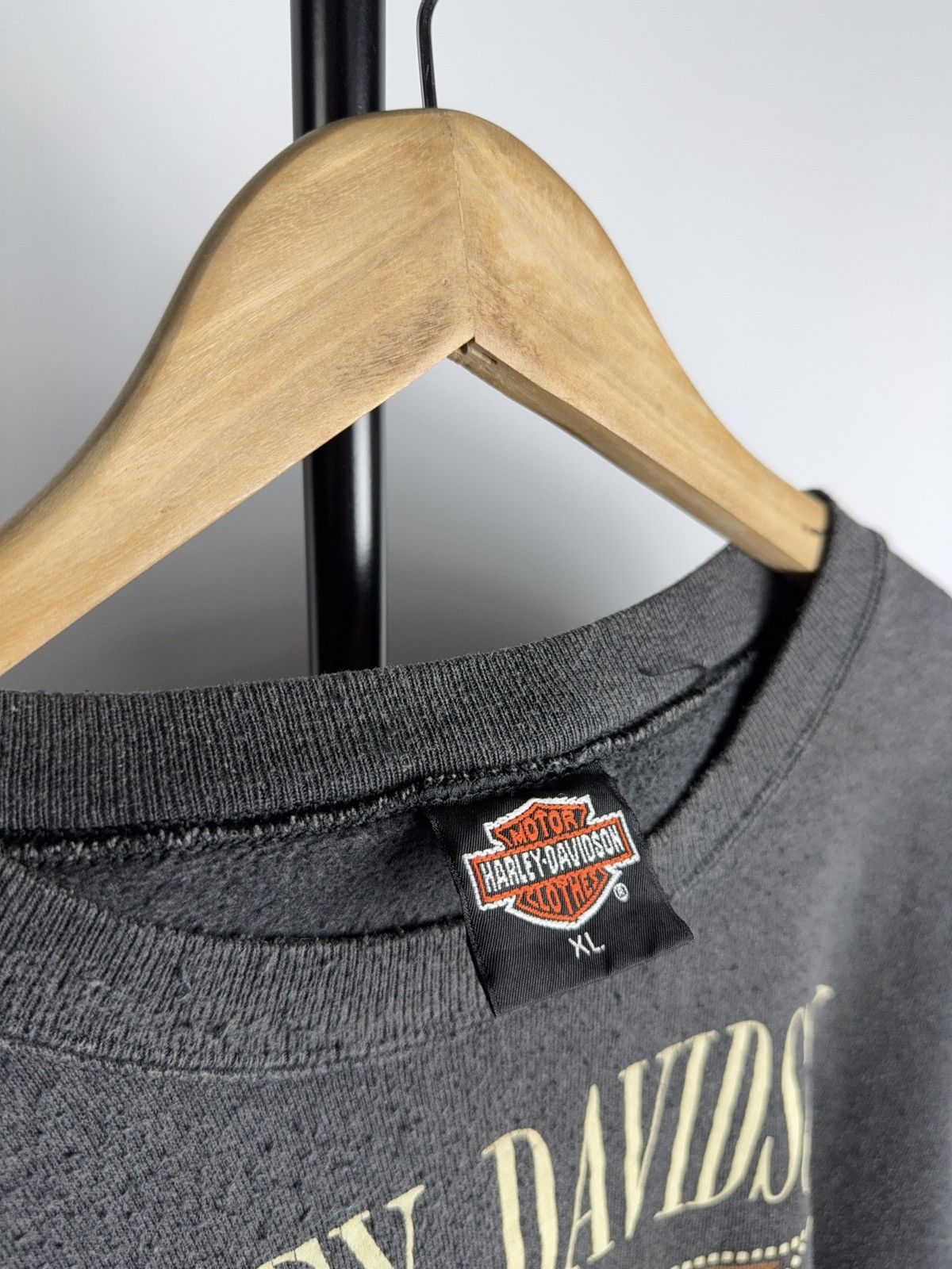 Harley Davidson × Vintage Vintage 1991 Harley Davidson 3D Emblem Biker Moto Crewneck Size US XL / EU 56 / 4 - 5 Thumbnail