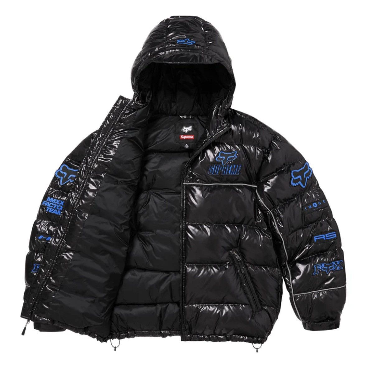 Supreme supreme x fox racing black and blue puffer Size US S / EU 44-46 / 1 - 3 Thumbnail