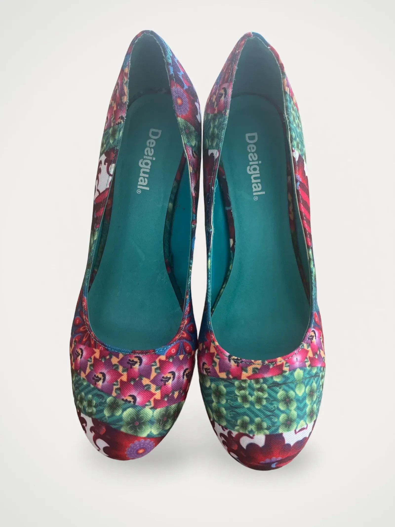 Desigual Desigual Heels Size US 8 / IT 38 - 1 Thumbnail