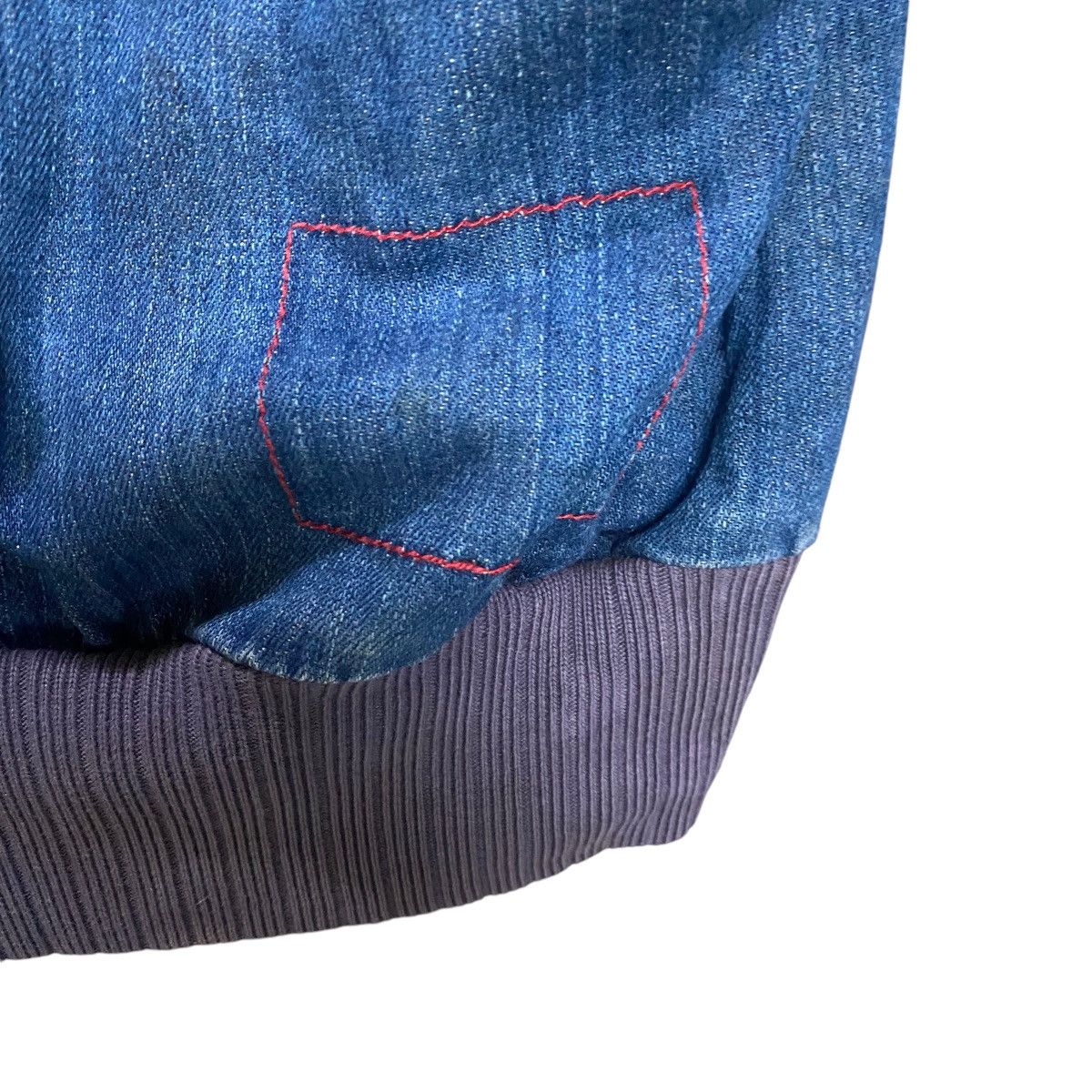 Levi's Made & Crafted × Levi's Vintage Clothing × Vintage Vintage Levis Red denim cropped bomber Size M / US 6-8 / IT 42-44 - 9 Thumbnail
