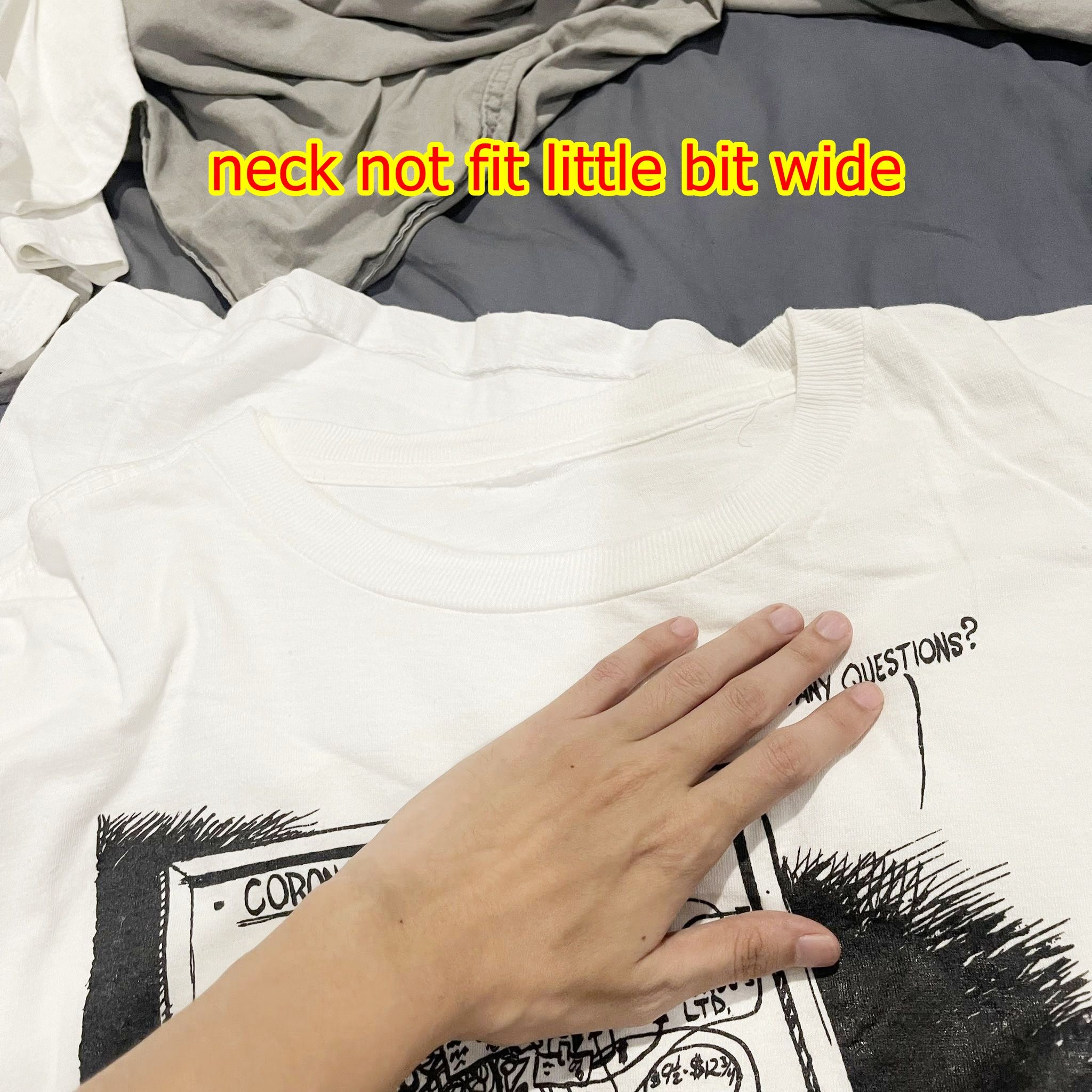 Vintage Vintage 90s “NED Factor or Fiction?” Cartoon T-Shirt Size US XL / EU 56 / 4 - 7 Thumbnail