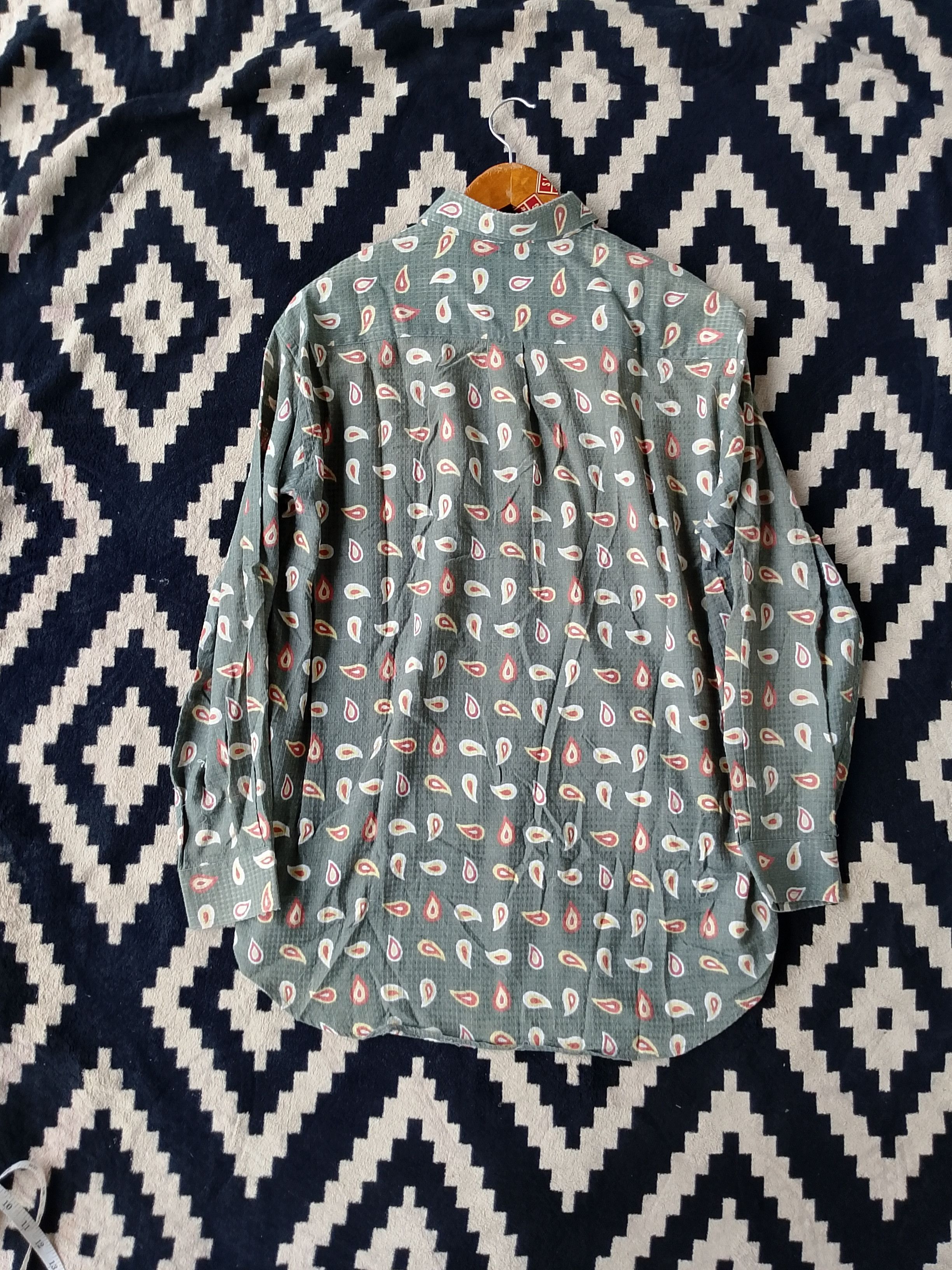 Tom Tailor Vintage Tom Tailor Supreme Fit Paisley Shirt Size US L / EU 52-54 / 3 - 5 Thumbnail