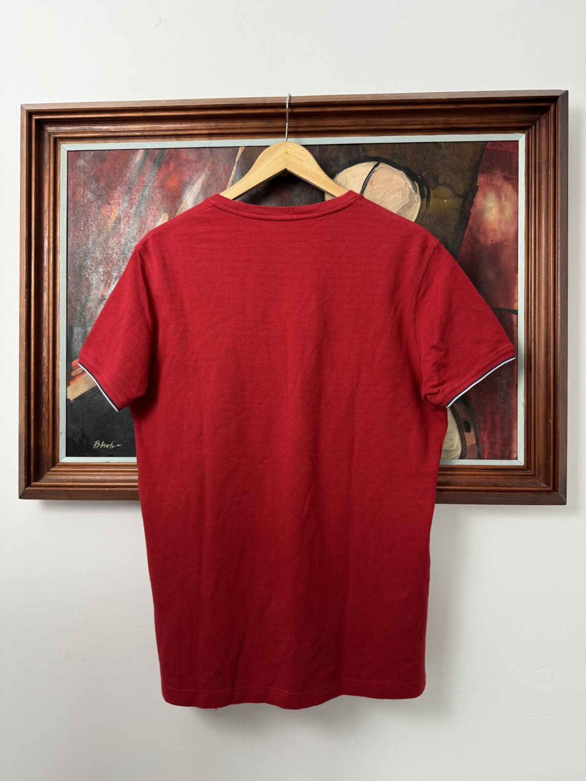 Fendi Fendi tee mini logo designer high end luxury red hype Size US S / EU 44-46 / 1 - 3 Thumbnail