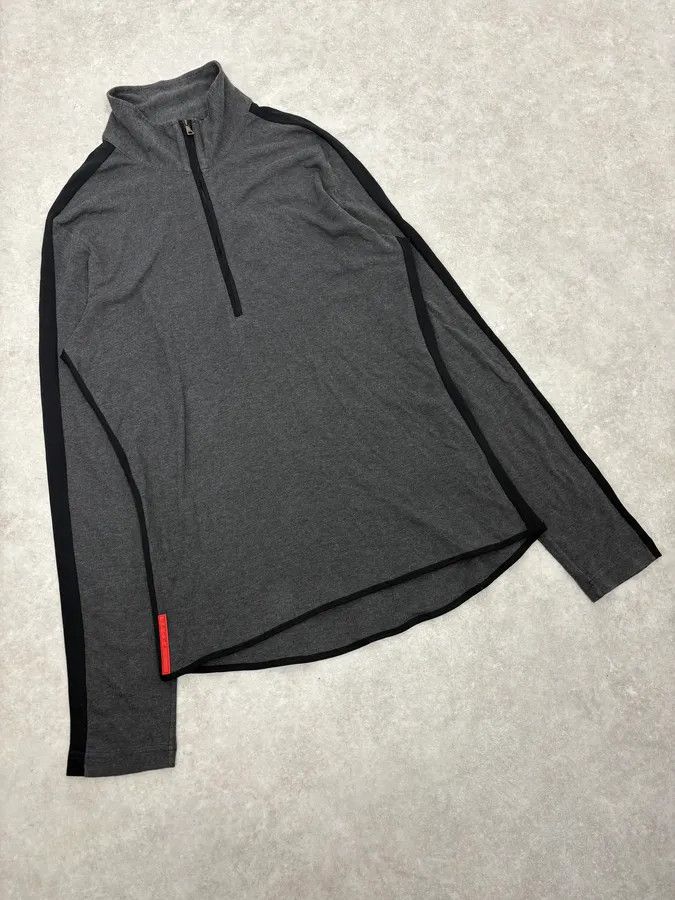 Prada AW2006 Prada Grey Wool Zip-Up Sweater Size US M / EU 48-50 / 2 - 4 Thumbnail