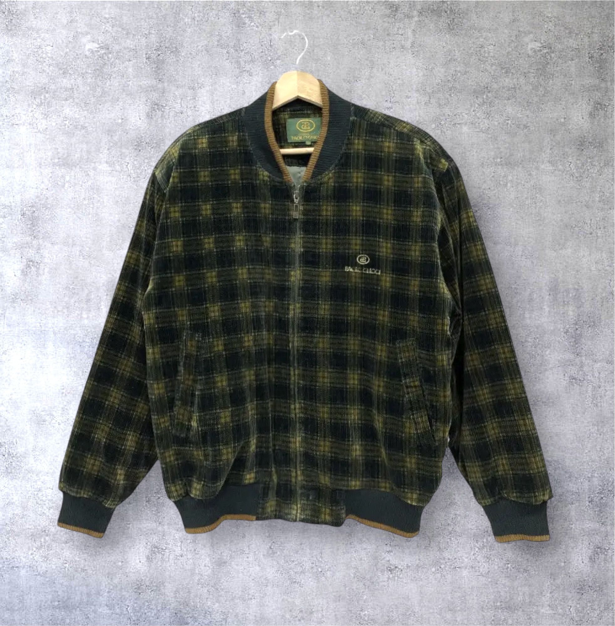 Paolo Gucci Vtg PAOLO GUCCI Corduroy Light Padded Jacket Size US M / EU 48-50 / 2 - 8 Thumbnail