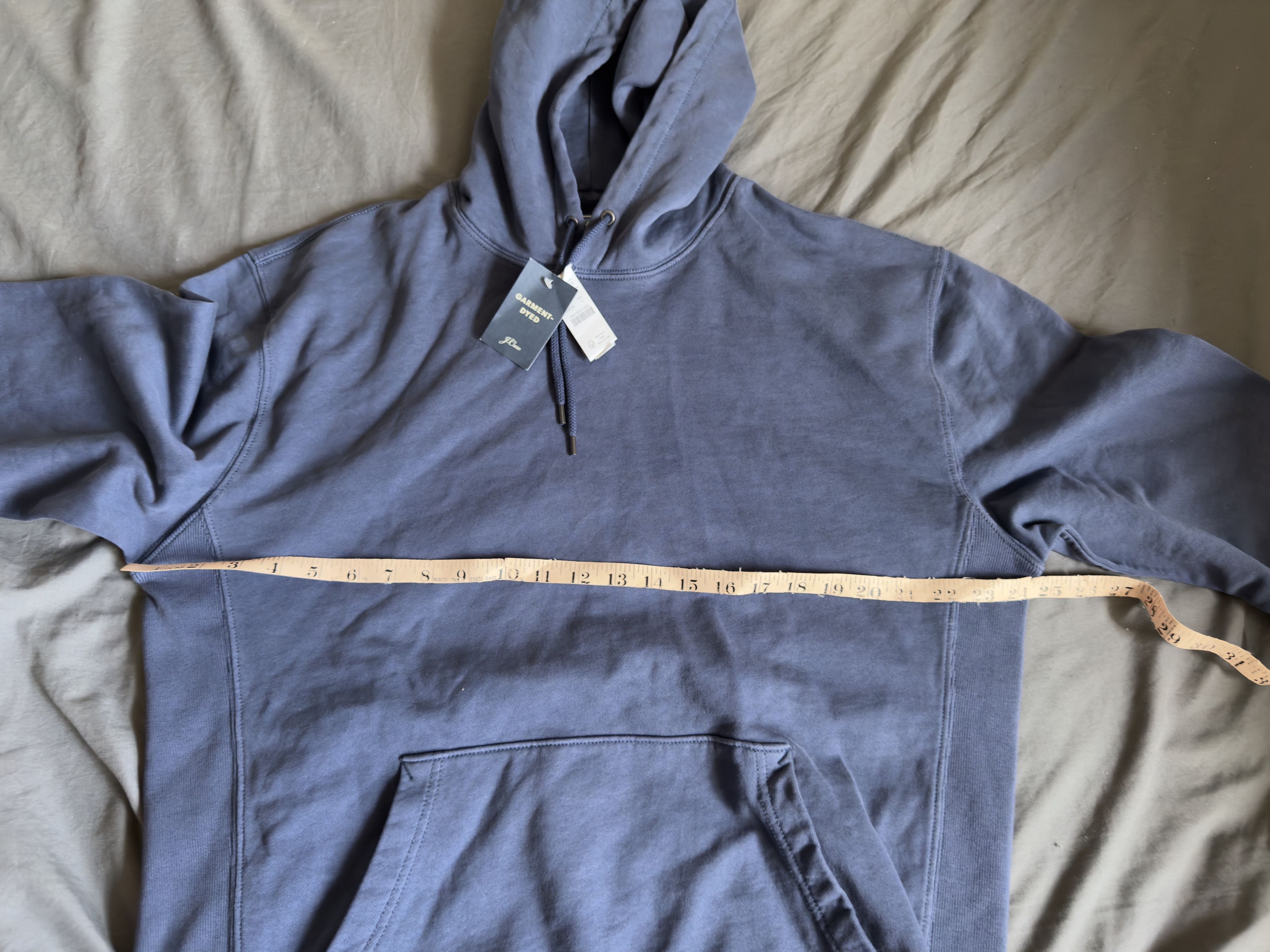 J.Crew J. Crew Garment Dyed French Terry Hoodie Sweatshirt Large Size US L / EU 52-54 / 3 - 3 Thumbnail