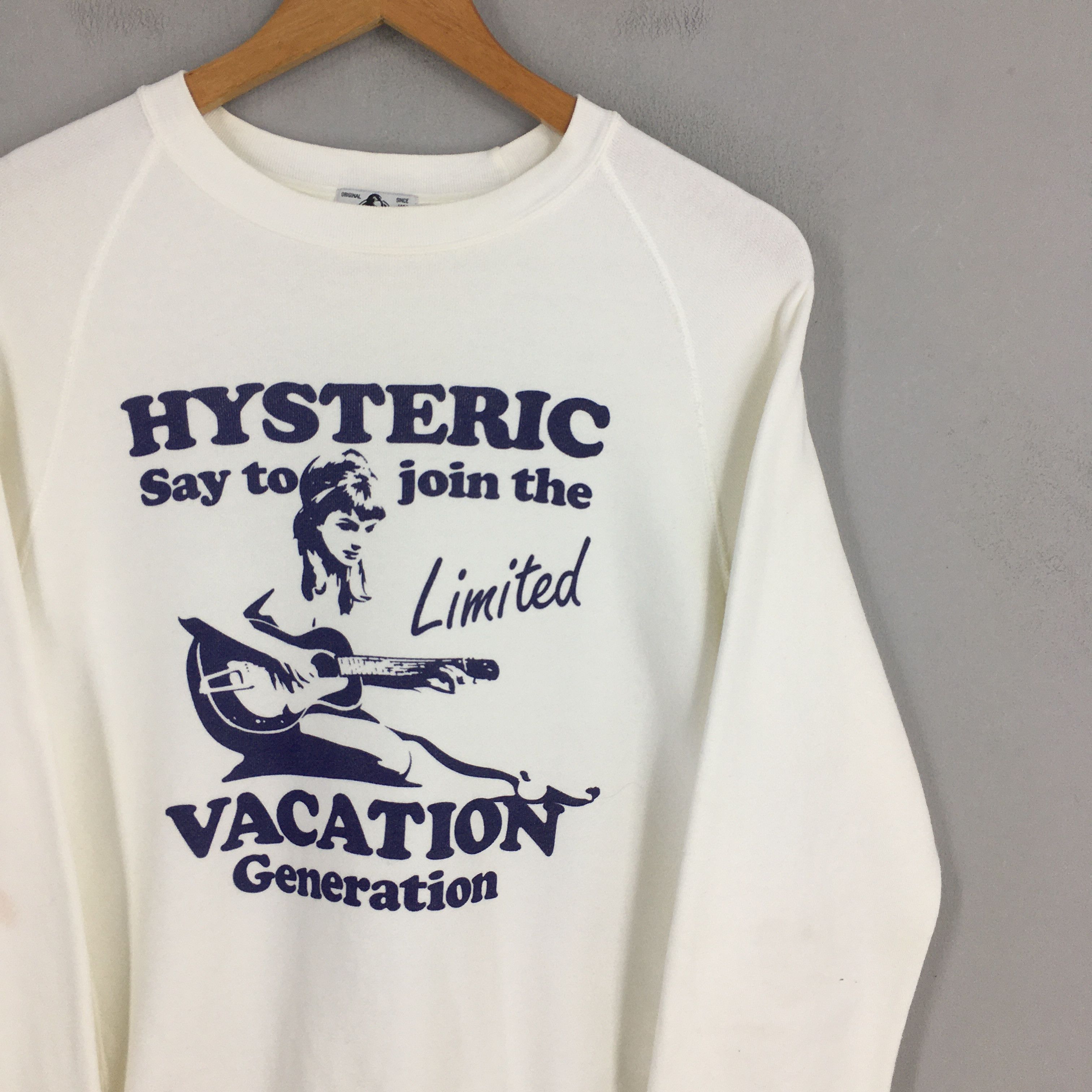 Hysteric Glamour Vintage Hysteric Glamour Acoustic Girl Sweatshirt Small Size US S / EU 44-46 / 1 - 2 Thumbnail
