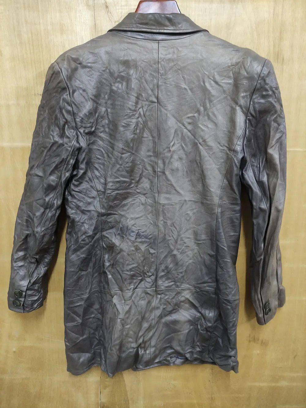 Trussardi TRUSSARDI BLAZER LEATHER JACKET Size US XS / EU 42 / 0 - 7 Thumbnail