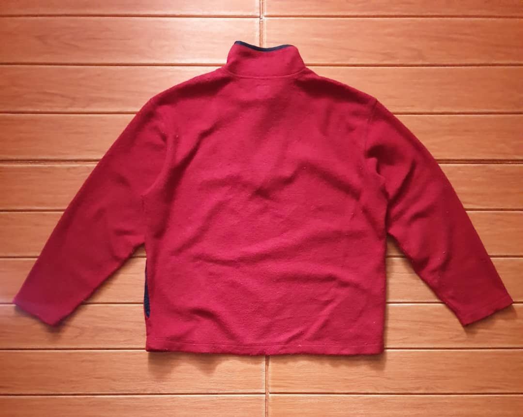 Gap Gap half zipper red colour fleece Sweatshirt Size US L / EU 52-54 / 3 - 8 Thumbnail