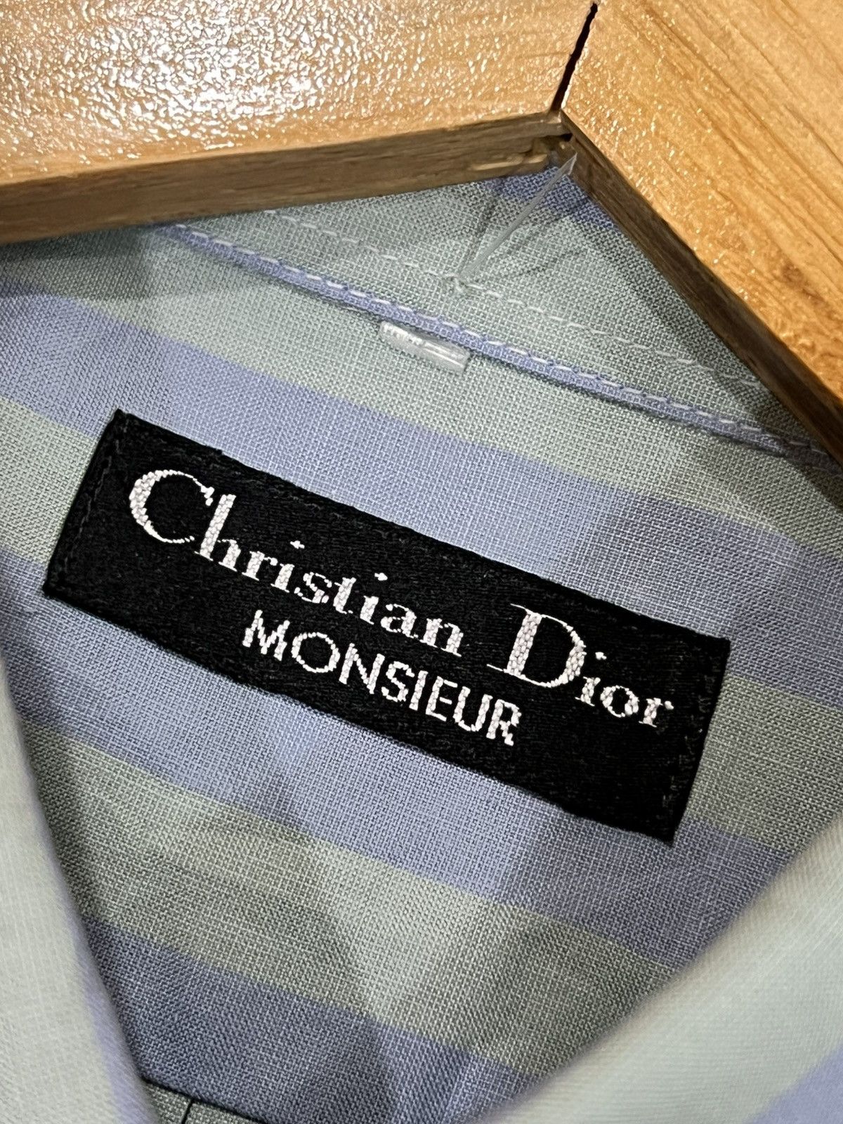 Christian Dior Monsieur Vtg Christian Dior Monsieur Stripes Shirt Size US M / EU 48-50 / 2 - 5 Thumbnail