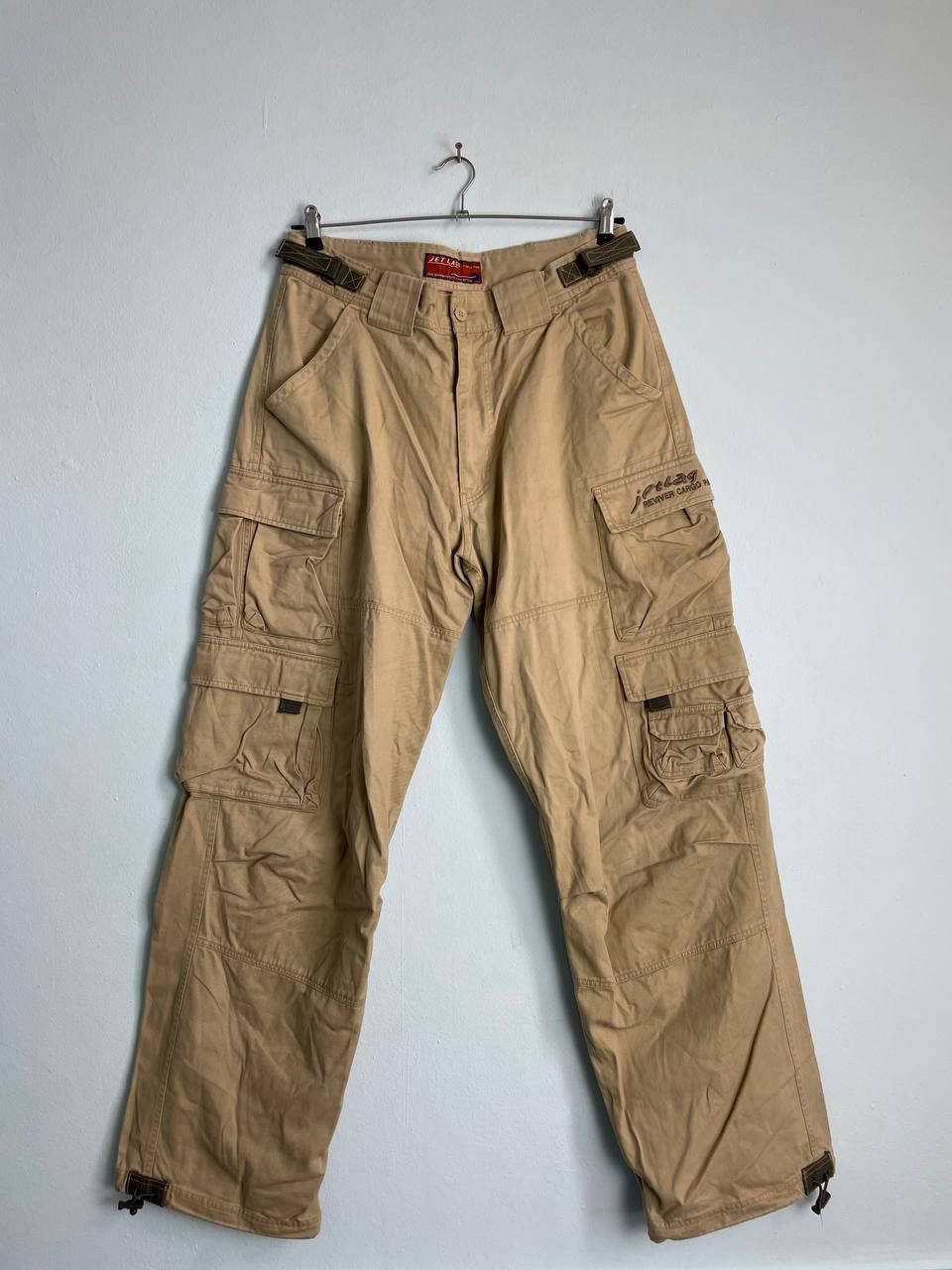 Vintage Vintage Baggy Oversized “JET LAG”Multi-Pocket Cargo Pants Size US 34 / EU 50 - 1 Thumbnail