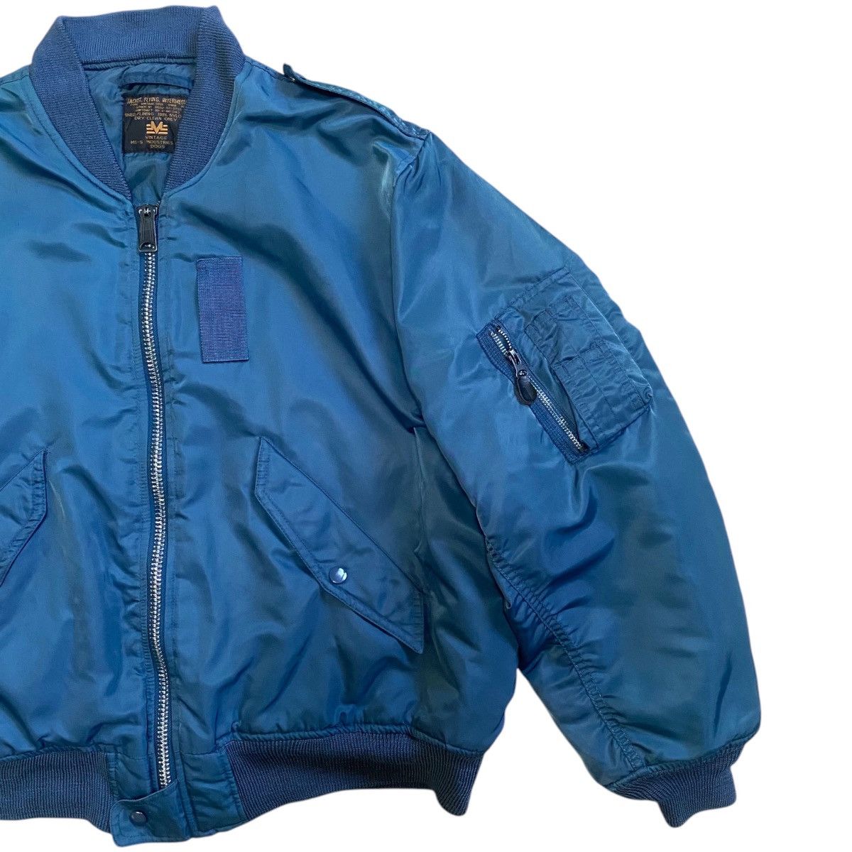 Vintage 🔥 VTG PHANTOM MA 1 MILITARY BOXY BOMBER JACKET Size US L / EU 52-54 / 3 - 3 Thumbnail