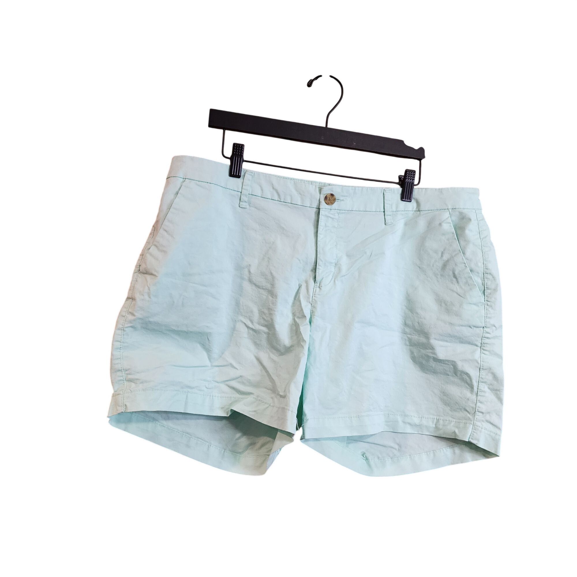 Old Navy Old Navy Women 16 Shorts Stretch Slit Pockets pale green Fla Size 38" / US 16 / IT 52 - 1 Thumbnail