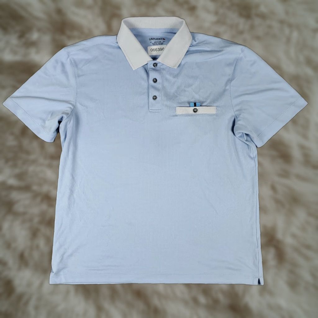 UNTUCKit UNTUCKit Blue Polo Shirt Men's Size Medium Collared * User: UNTUCKit Blue Collared Polo Shirt Men's Size Medium * Size US M / EU 48-50 / 2 - 1 Thumbnail