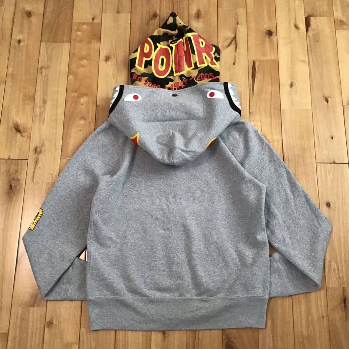 Bape BAPE Double Shark full zip hoodie 1st camo a bathing ape Size US S / EU 44-46 / 1 - 2 Thumbnail