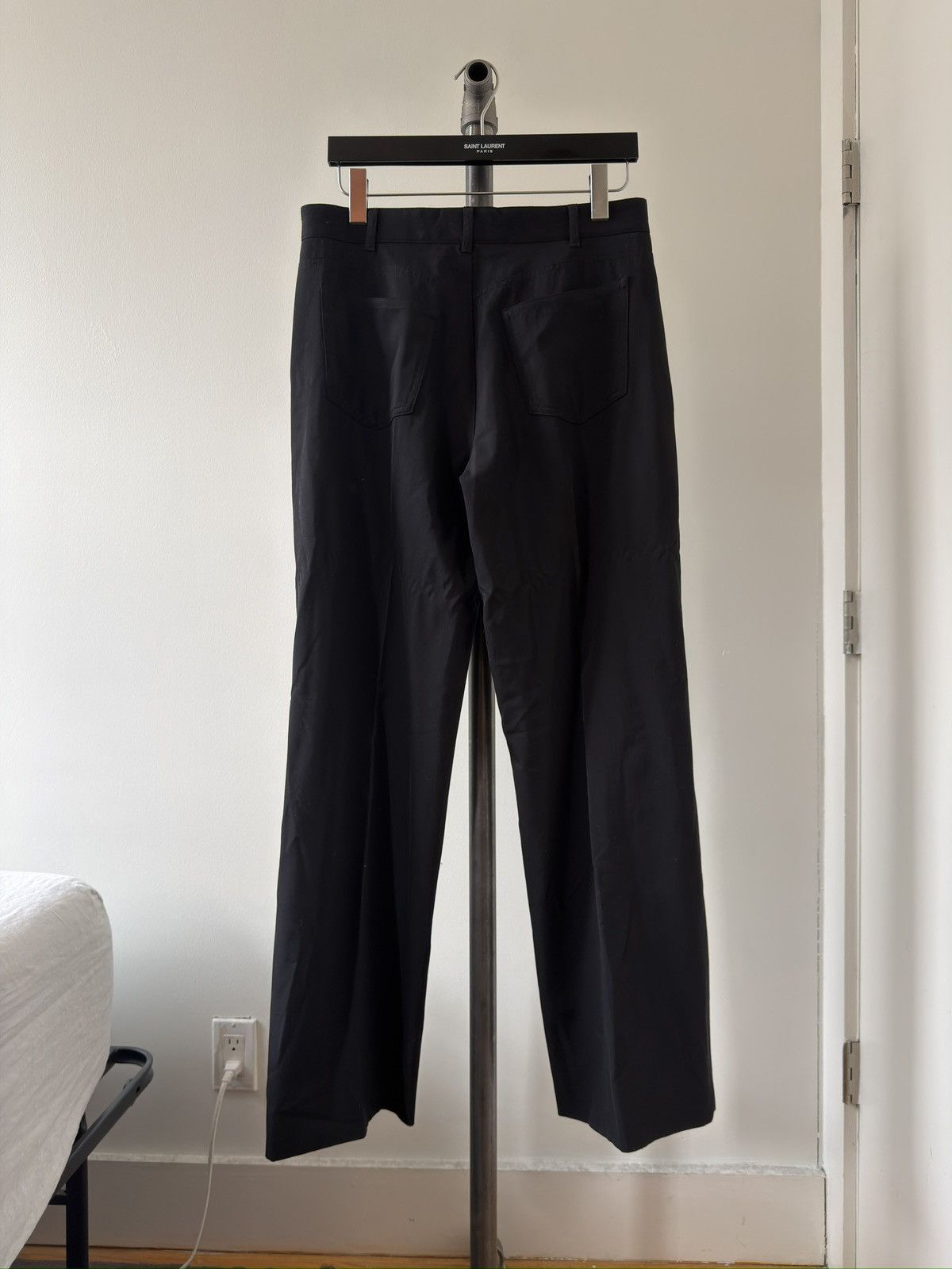 Balenciaga Wide Wool 5-Pocket Trousers Size US 30 / EU 46 - 2 Thumbnail