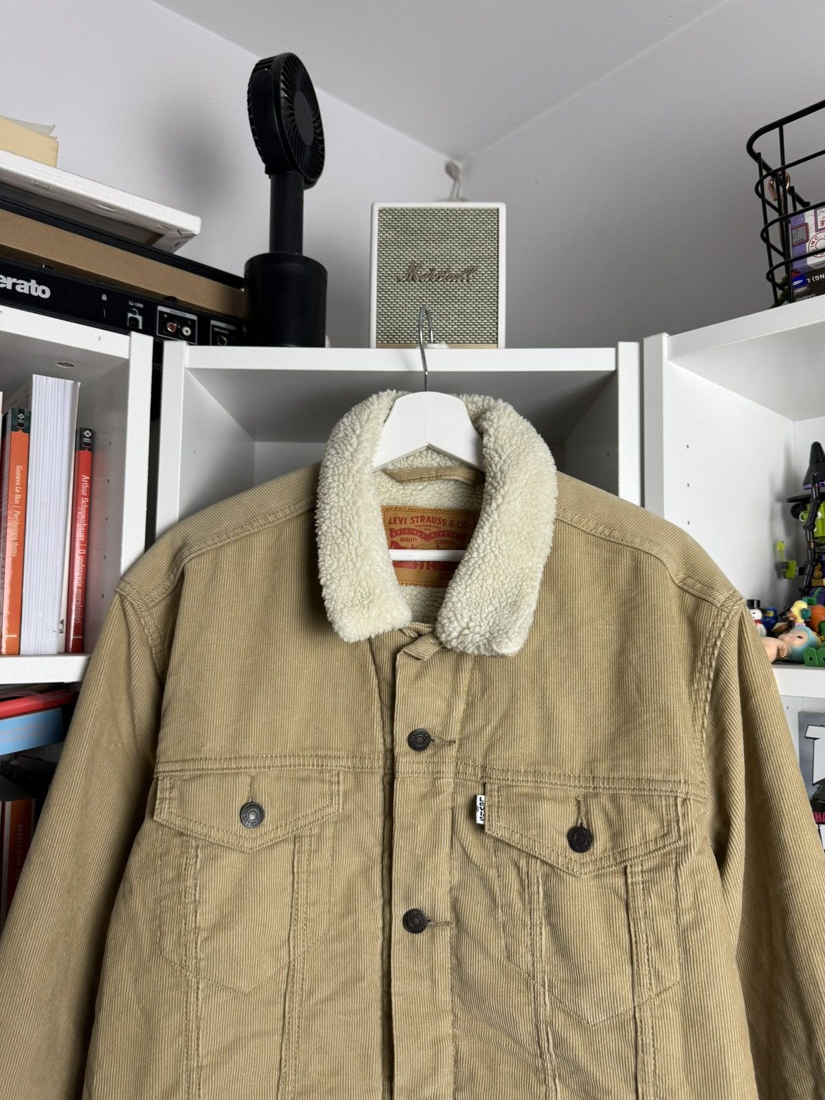 Levi's × Levi's Vintage Clothing × Vintage Levi’s Corduroy trucker sherpa jacket XL western cowboy 90s Size US XL / EU 56 / 4 - 3 Thumbnail