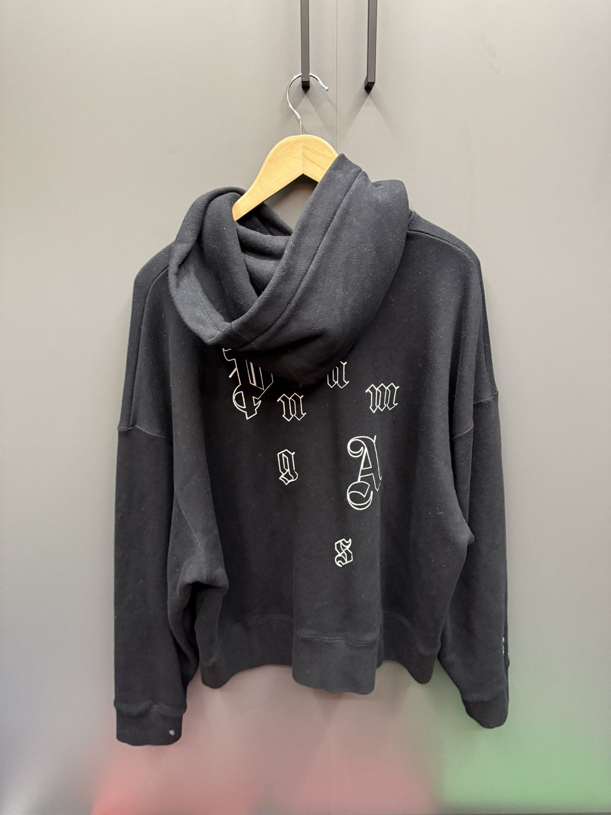 Palm Angels Palm Angels Rose Graphic Hoodie Black - Medium Size US M / EU 48-50 / 2 - 2 Thumbnail