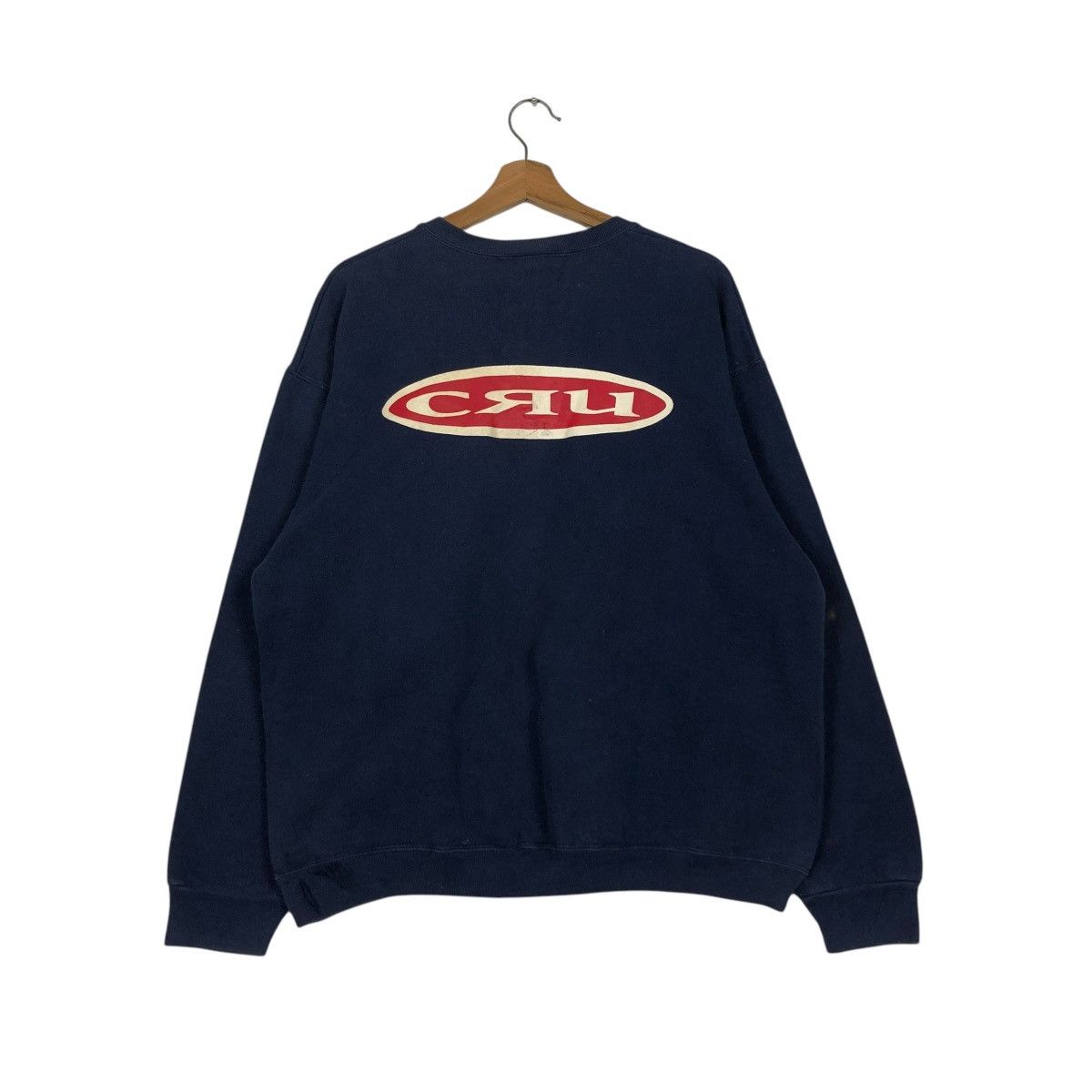 Japanese Brand 🔥VINTAGE SWEATSHIRT CRU MADE IN USA CENTRE LOGO Size US L / EU 52-54 / 3 - 10 Thumbnail