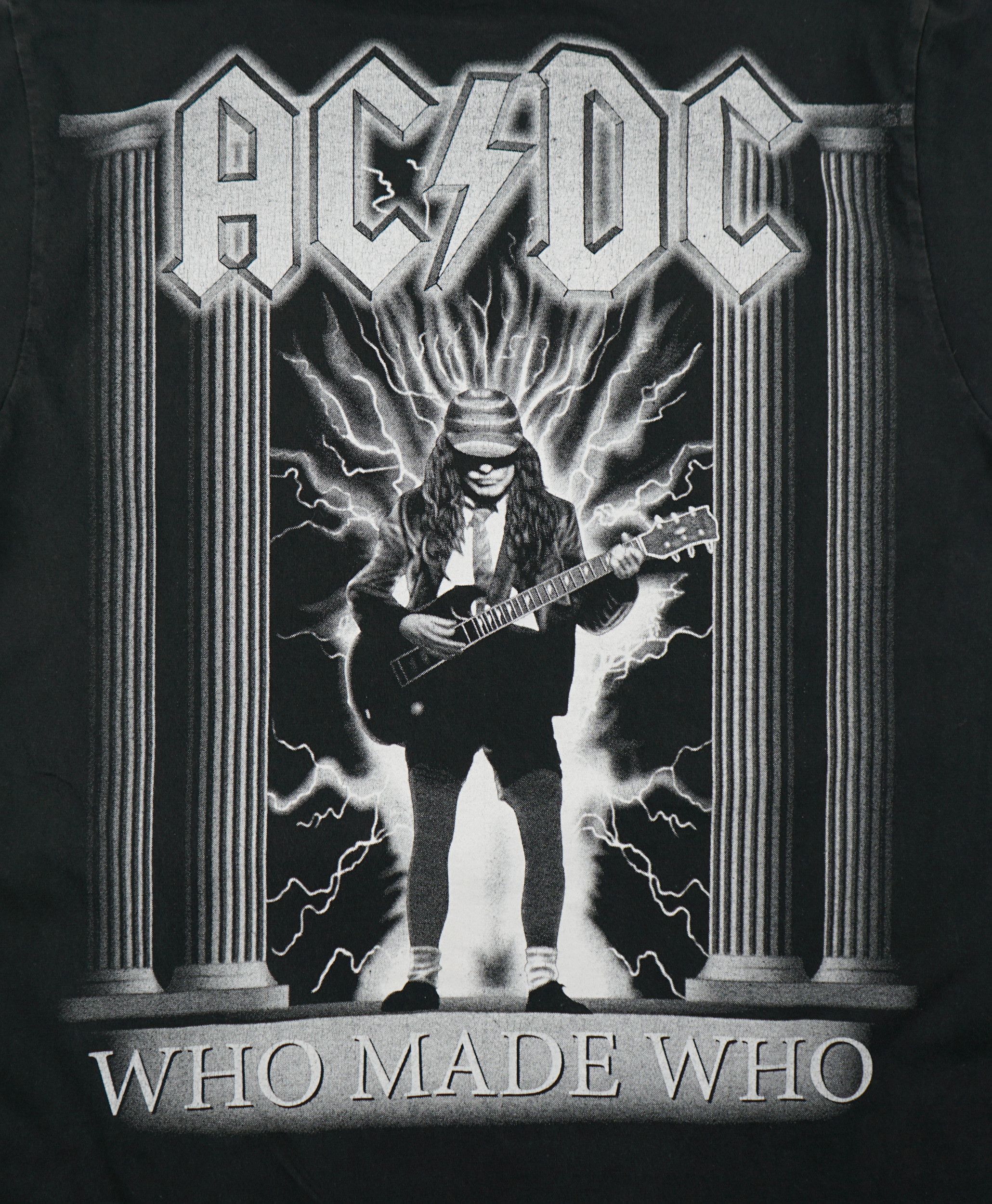Band Tees × Vintage Vintage 1990s ACDC Who Made Who T-Shirt Size US M / EU 48-50 / 2 - 5 Thumbnail