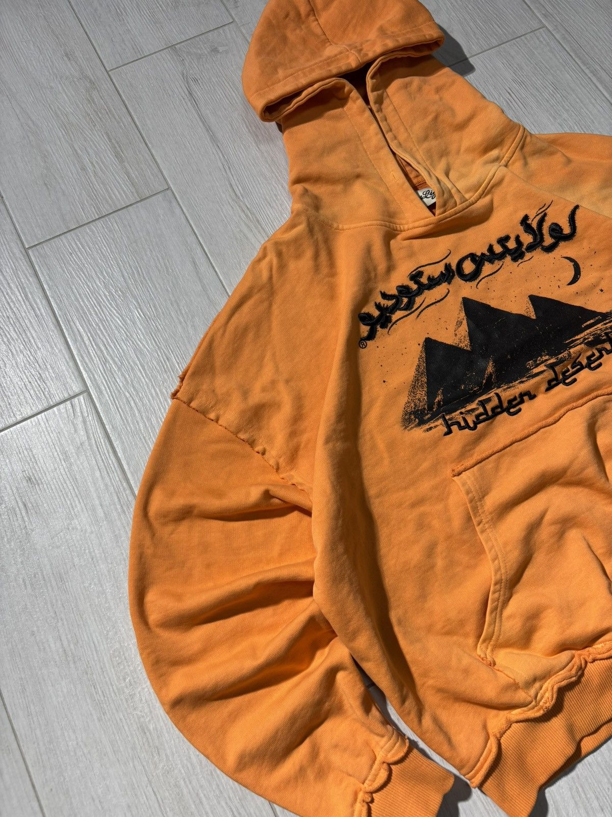 Low Light Studios Low Lights Oversized Baggy Hoodie Y2K Embroidered Logo RAP Size US M / EU 48-50 / 2 - 3 Thumbnail