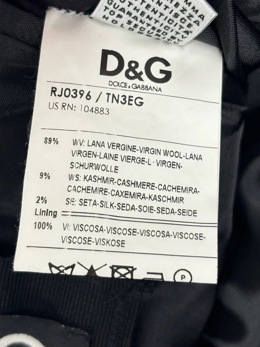 Dolce & Gabbana AW2009 Dolce & Gabbana Grey Wool Baroque Embroidered Officer Jacket Size 42R - 14 Thumbnail