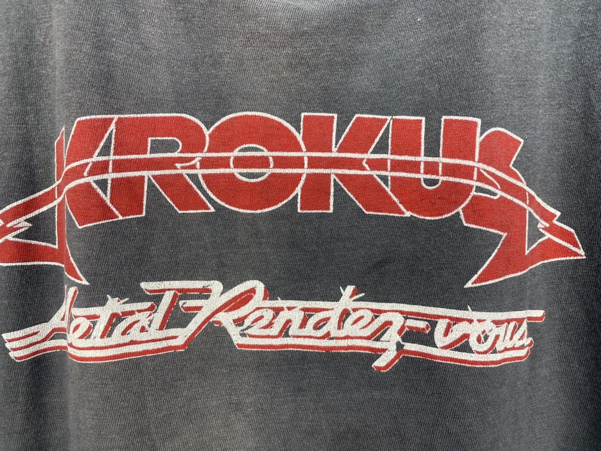 Band Tees Vintage 70s Krokus rock band t shirt Size US S / EU 44-46 / 1 - 4 Thumbnail