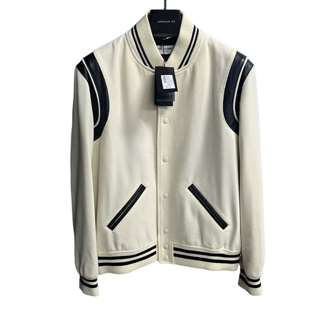 Saint Laurent Paris Saint Laurent Teddy Varsity Jacket 50 Size US M / EU 48-50 / 2 - 1 Thumbnail