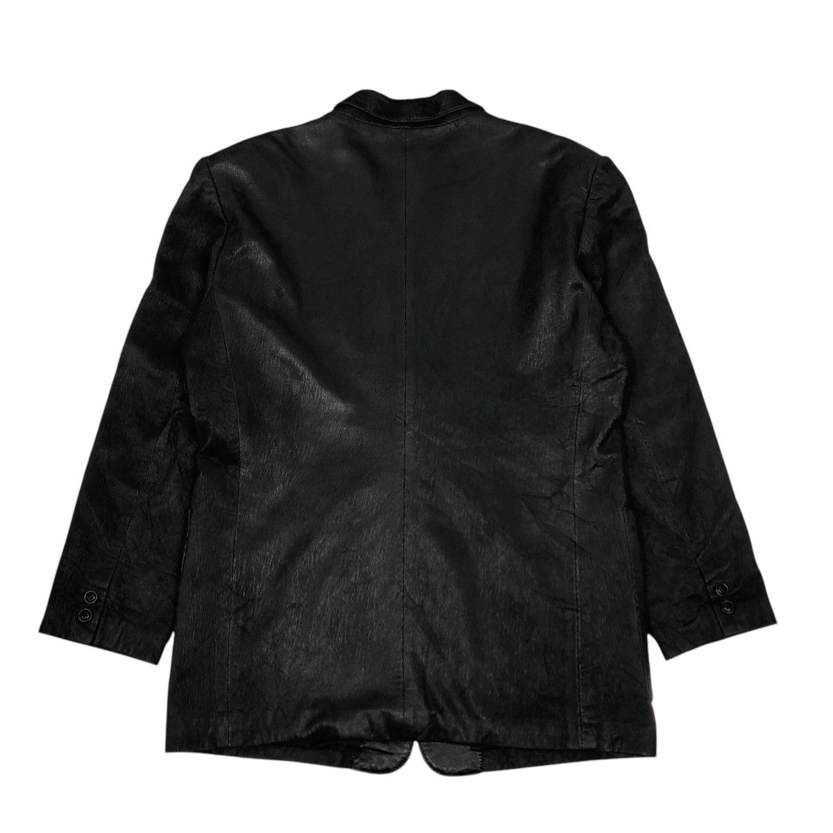 Japanese Brand 🔥VINTAGE LEATHER JACKET COATS CIZENNE ISSEY MIYAKE Size US M / EU 48-50 / 2 - 2 Thumbnail