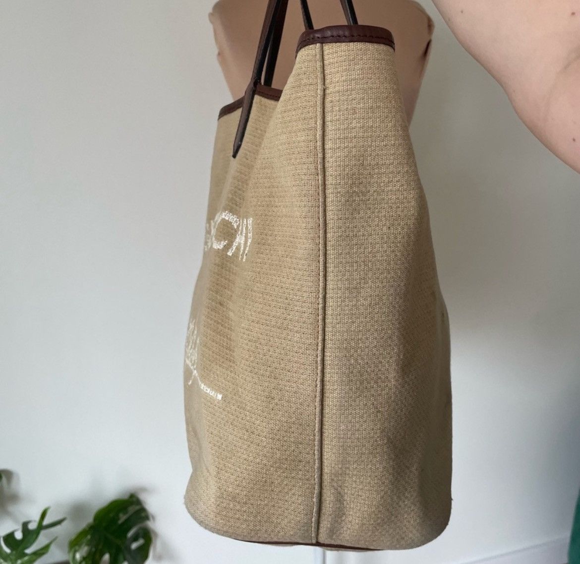 Givenchy Givenchy Antigona Maison HDG 1952/2005 Canvas Shopper Tote Size ONE SIZE - 4 Thumbnail