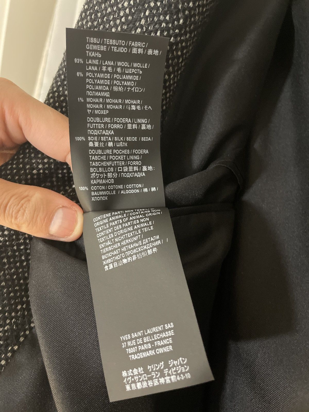 Saint Laurent Paris Saint laurent tweed “long” blazer Size 36R - 4 Thumbnail