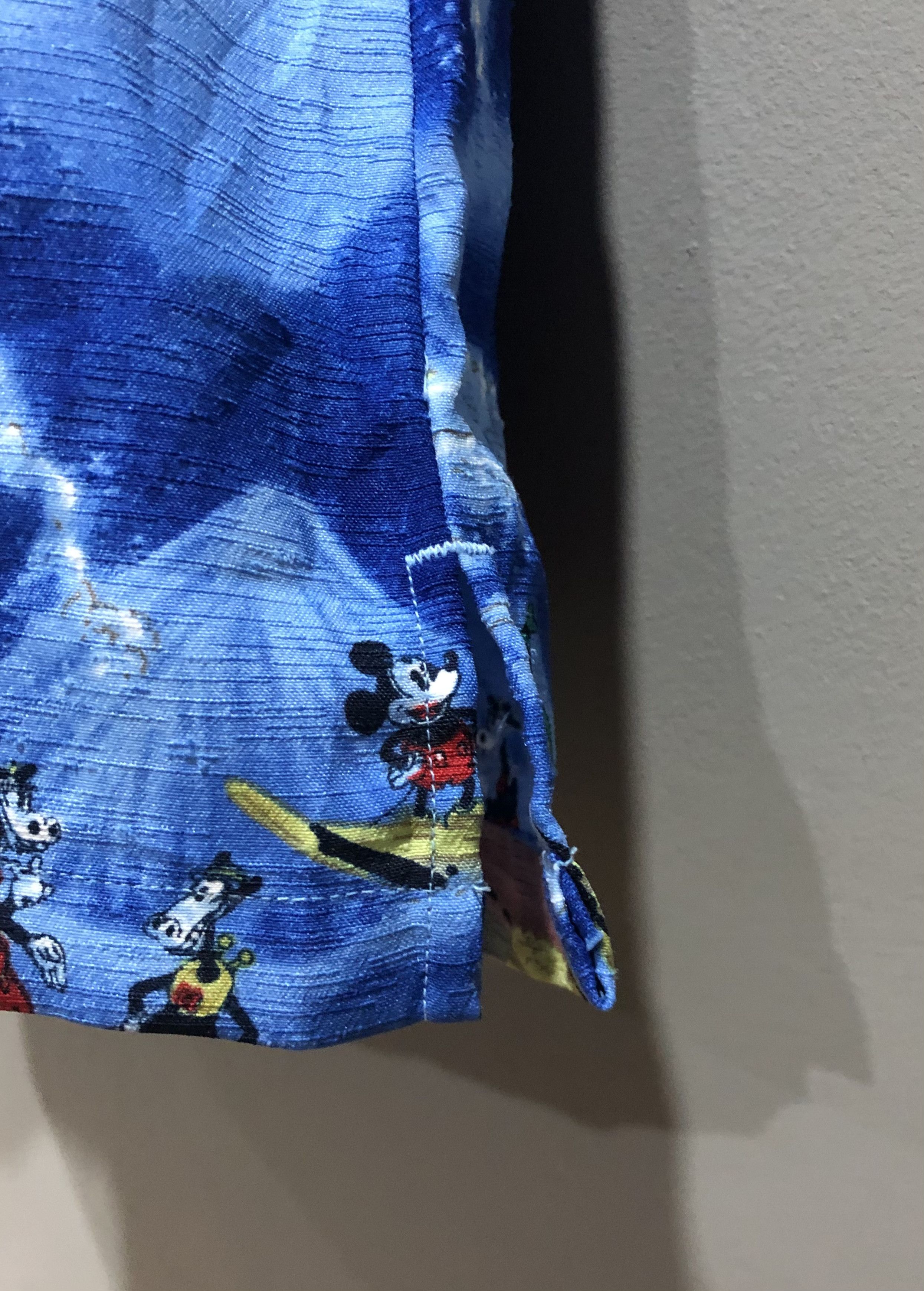 Mickey Mouse Vintage Disney Mickey Mouse Open Collar Hawaiian Shirt Size US L / EU 52-54 / 3 - 7 Thumbnail