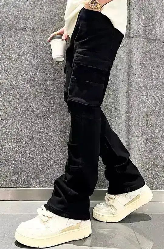 Japanese Brand Slim Fitting Straight Cargo Pant Size US 32 / EU 48 - 5 Thumbnail