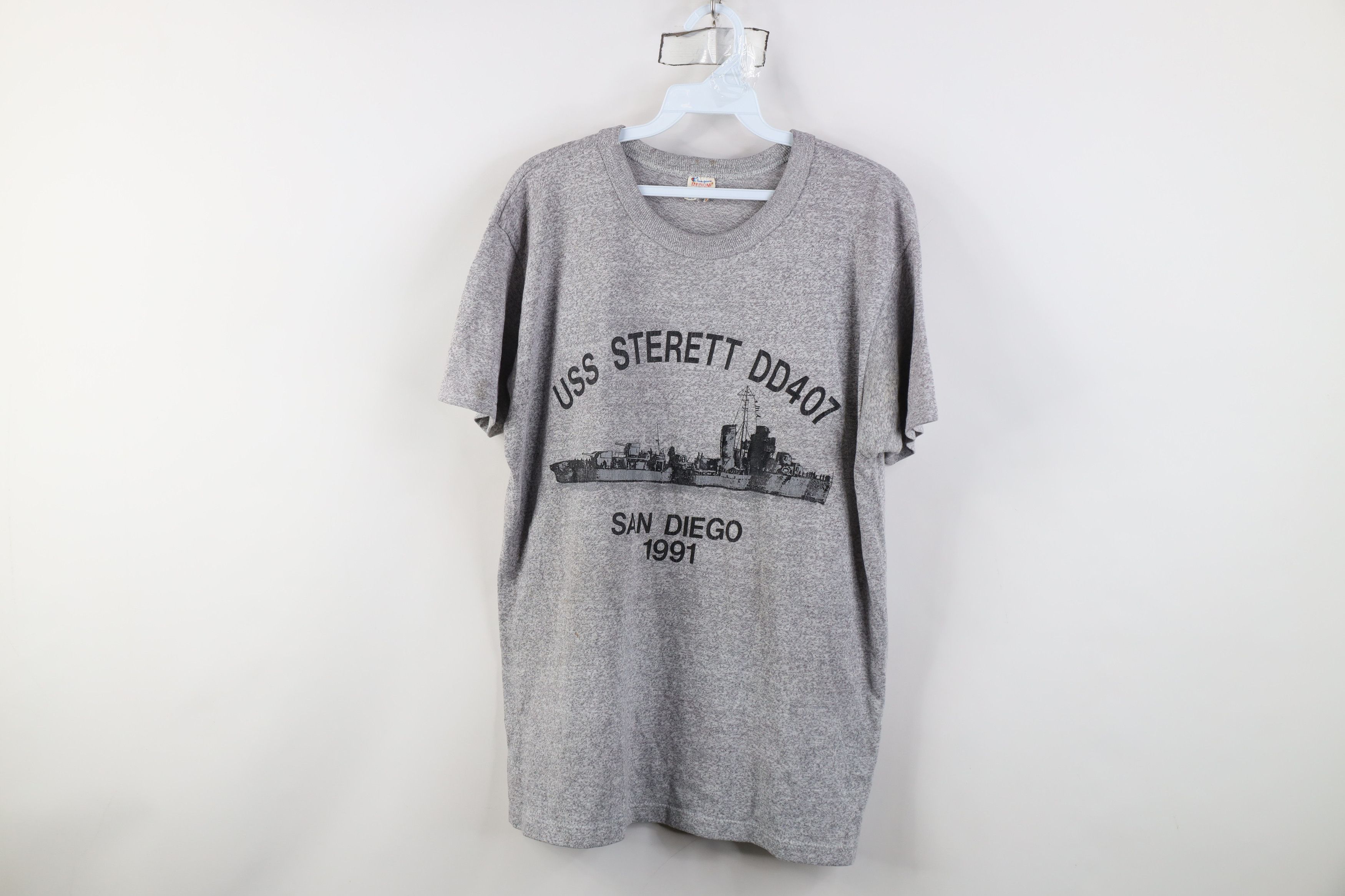 Champion Vintage 90s Champion DD407 San Diego Knit T-Shirt USA Size US M / EU 48-50 / 2 - 1 Thumbnail
