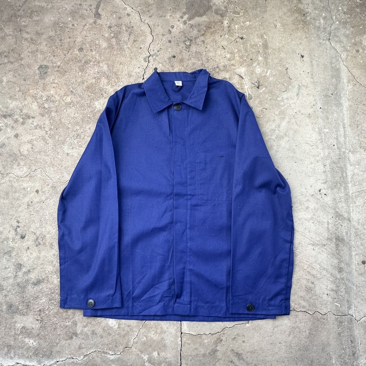 Le Laboureur Vintage 80s French Workwear Sanfor Chore Jacket Size US M / EU 48-50 / 2 - 1 Thumbnail