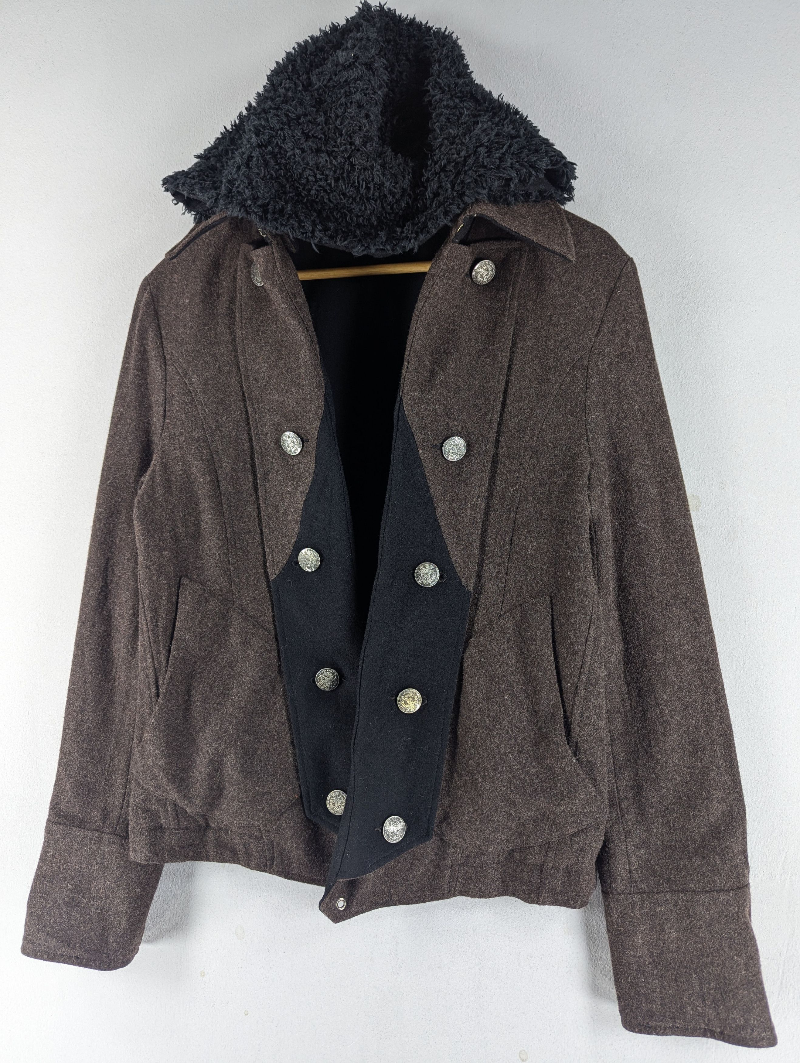 PPFM PPFM Double Collar Reversible Wool Hooded Jacket Size US L / EU 52-54 / 3 - 13 Thumbnail
