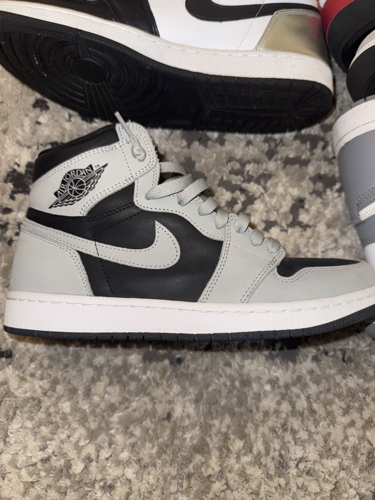Jordan Brand jordan 1 gray and black Size US 9.5 / EU 42-43 - 2 Thumbnail