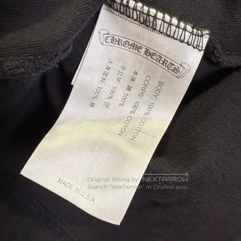 Chrome Hearts CHROME HEARTS Size M Black and yellow logo long-sleeve shir Size US M / EU 48-50 / 2 - 3 Thumbnail