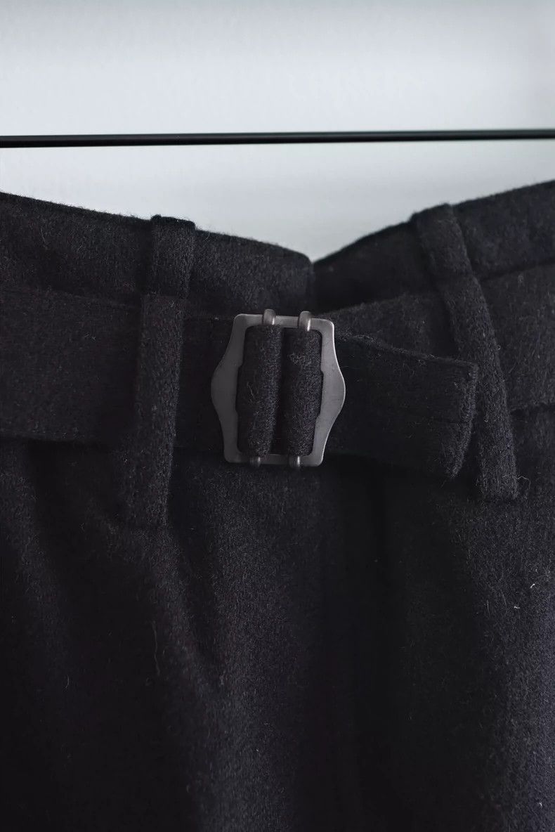Yohji Yamamoto Yohji Yamamoto size 1 Black Wool Tapered Breeches pants 250 Size US 30 / EU 46 - 6 Thumbnail
