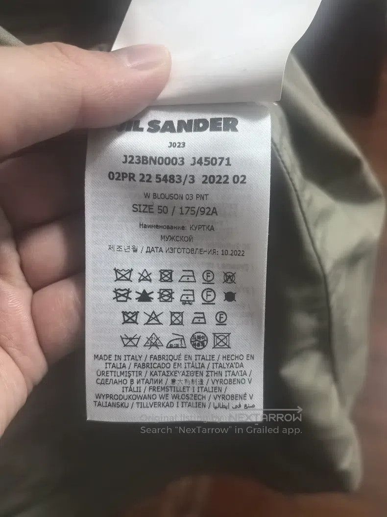 Jil Sander Jil Sander size 50 Back Logo Jacket Size US M / EU 48-50 / 2 - 5 Thumbnail